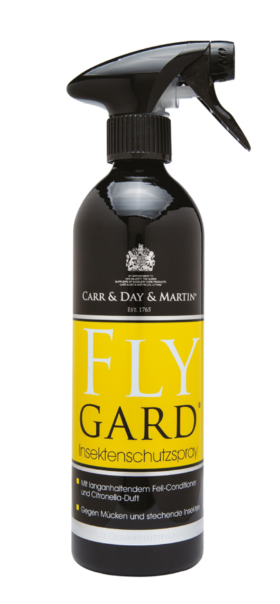 Carr & Day & Martin - Flygard - Insektenschutzspray und Fellpflege für Pferde Carr & Day & Martin - Flygard - Insektenschutzspray und Fellpflege für Pferde