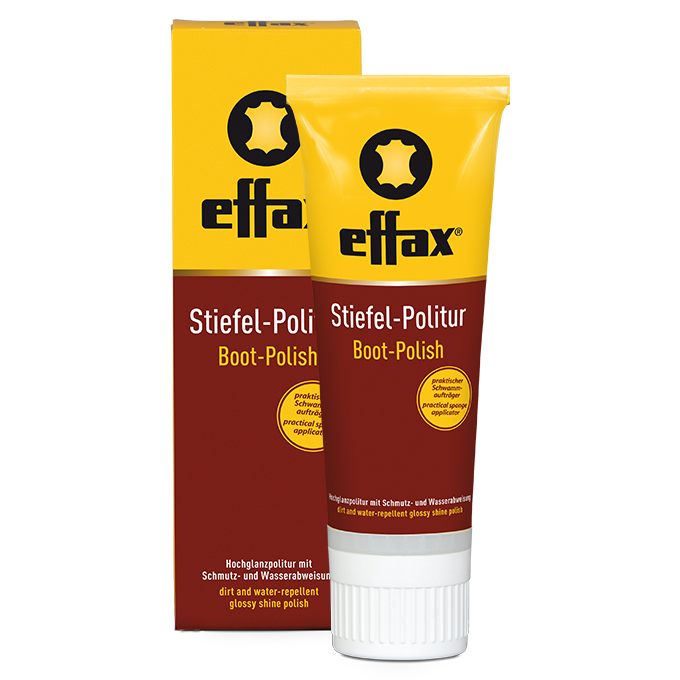 effax® - Stiefel-Politur schwarz - Schutz und Pflege für Reitlederstiefel effax® - Stiefel-Politur schwarz - Schutz und Pflege für Reitlederstiefel