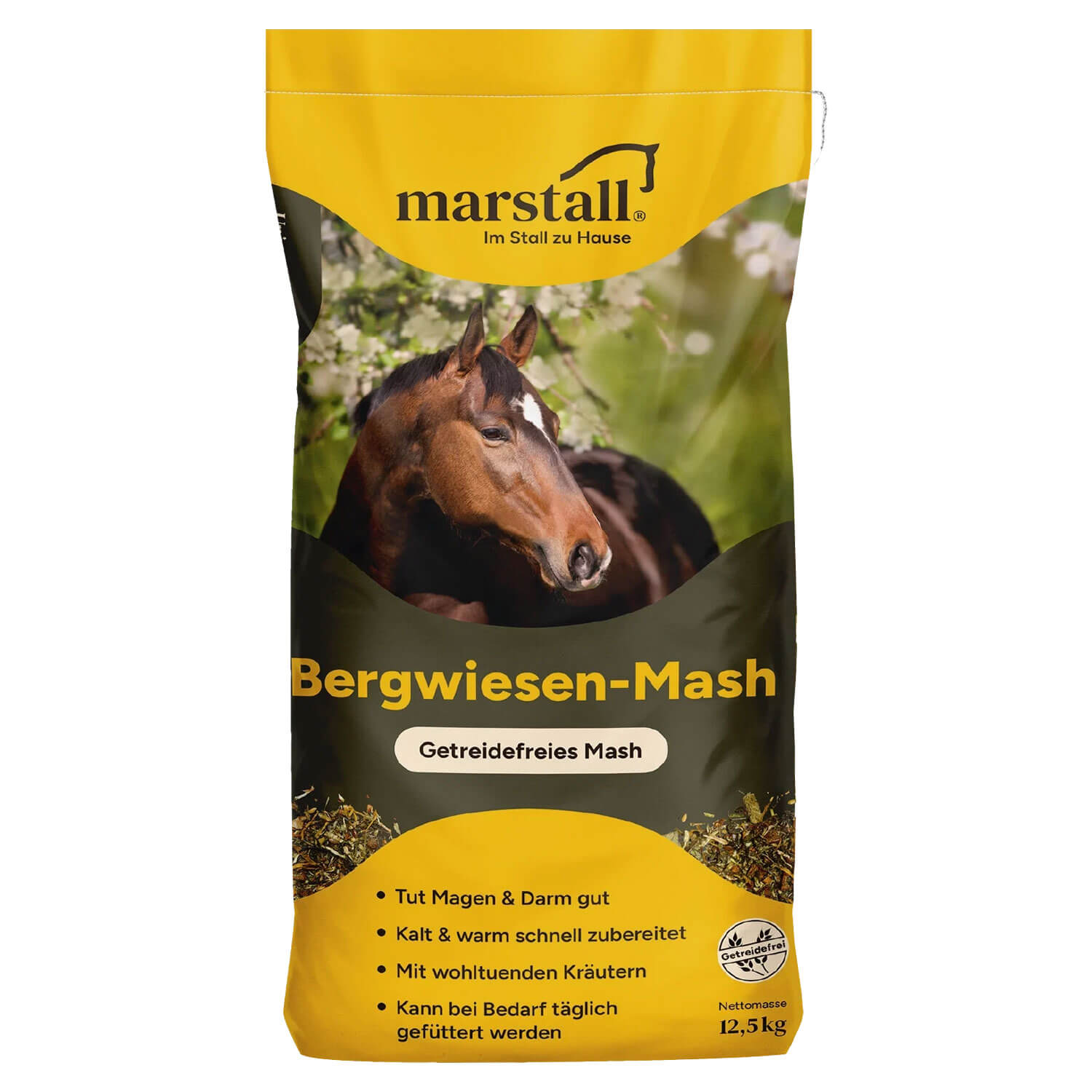 marstall - Bergwiesen-Mash - getreide- und melassefreies Mash für Pferde