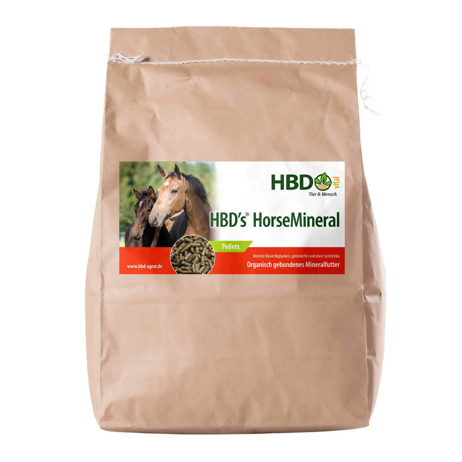 HBD-Agrar - HBD's® HorseMineral - organisch gebundenes Komplettmineralfutter für Pferde