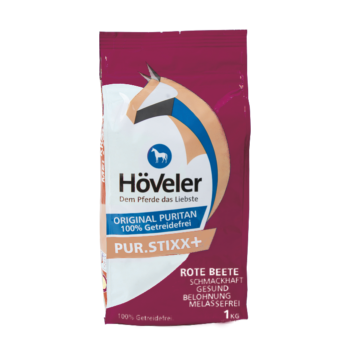 Höveler - Pur Stixx Plus Rote Beete - Die schmackhafte und getreidefreie Belohnung für Ihr Pferd Höveler - Pur Stixx Plus Rote Beete - Die schmackhafte und getreidefreie Belohnung für Ihr Pferd