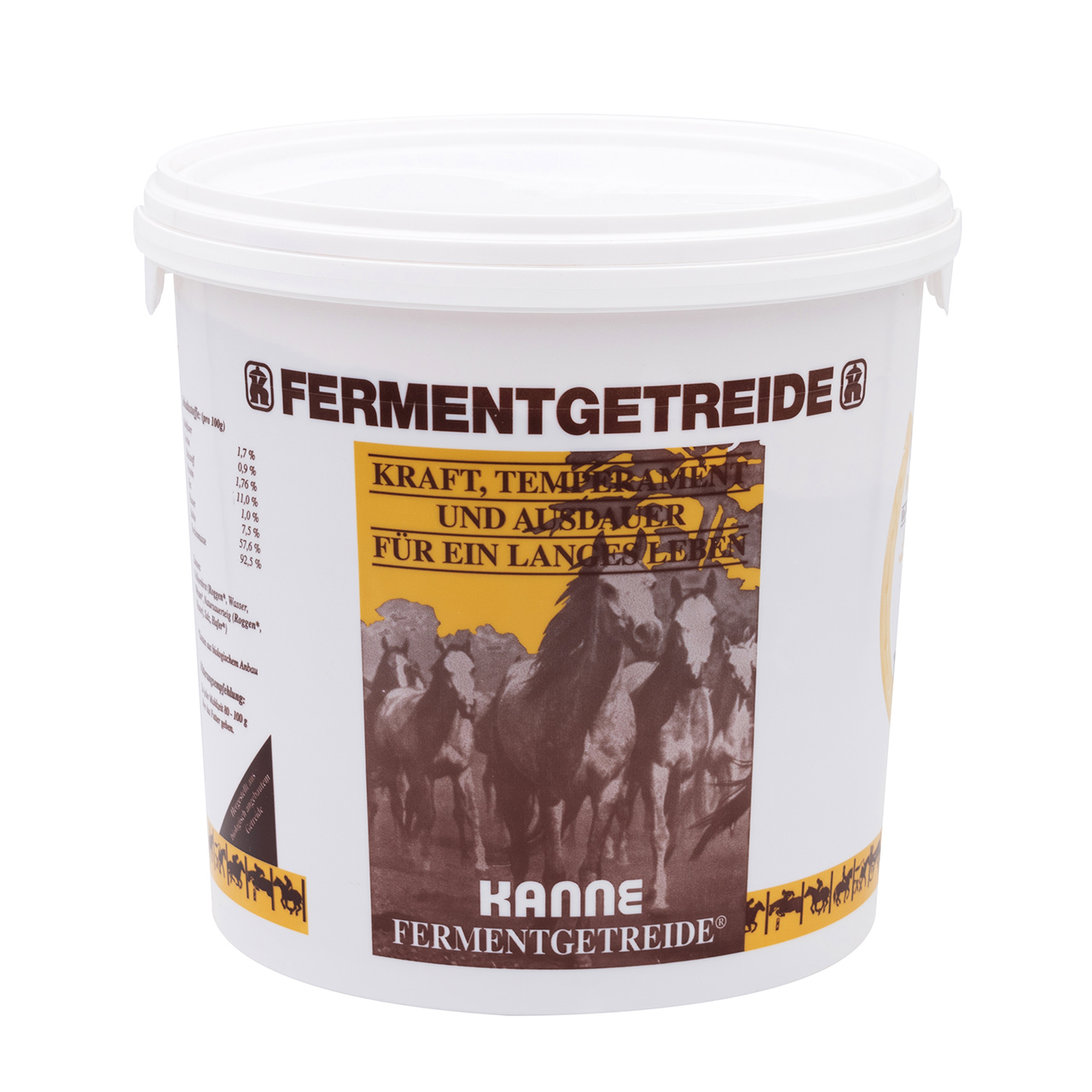 Kanne - Fermentgetreide® für Tiere - fermentiertes Einzelfuttermittel mit Ballaststoffen