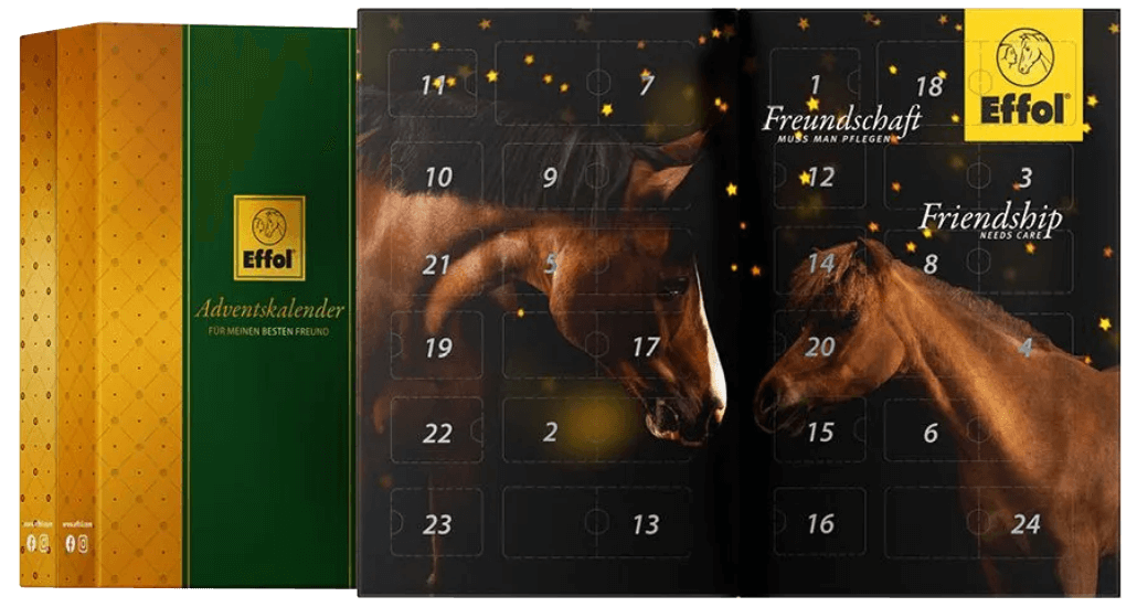 Effol® - Adventskalender 2025 - Weihnachtsfreude für Pferde und ReiterInnen Effol® - Adventskalender 2025 - Weihnachtsfreude für Pferde und ReiterInnen
