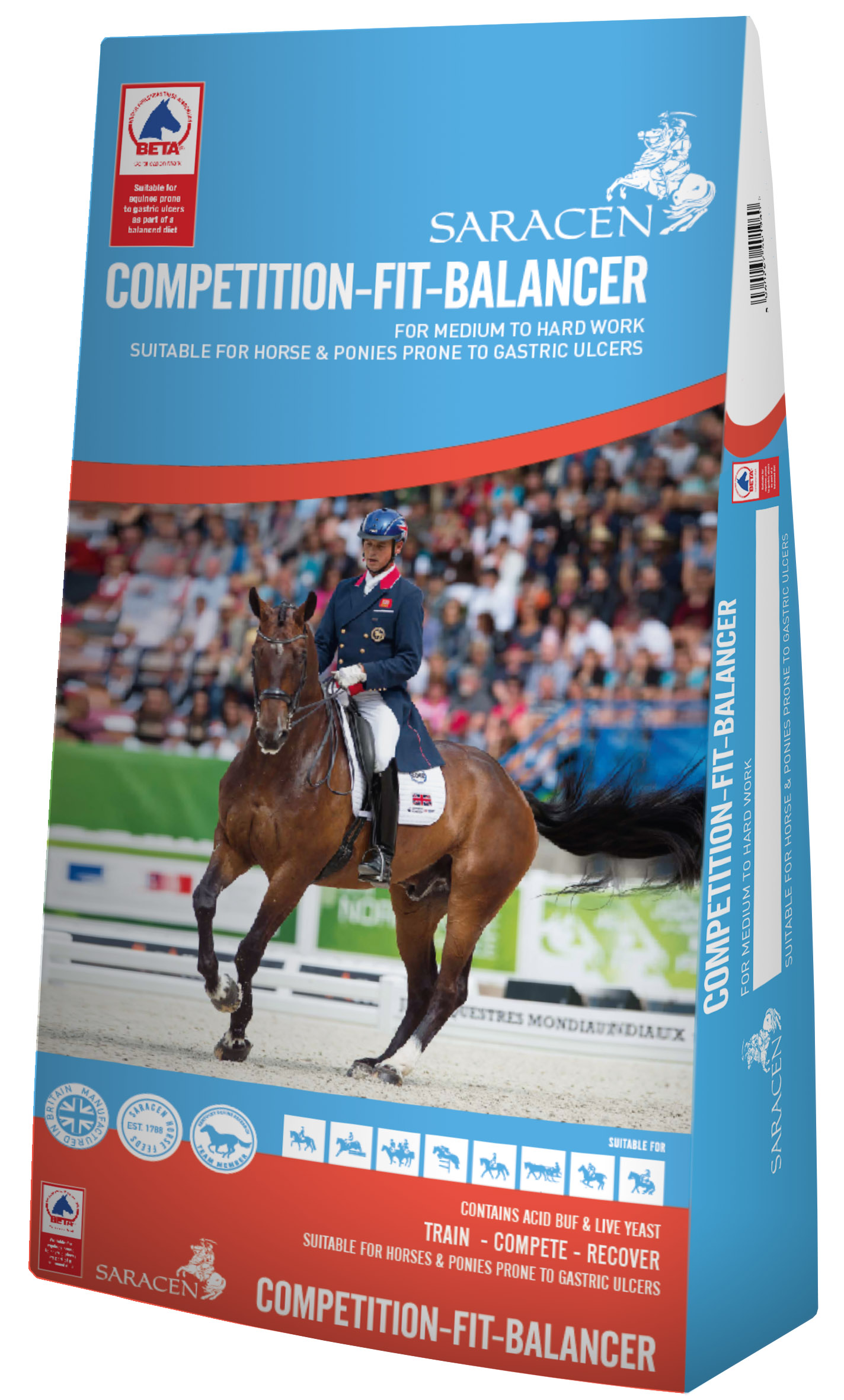 Saracen - Competition-Fit Balancer - konzentriertes Leistungsfutter für Sportpferde - magenschonend