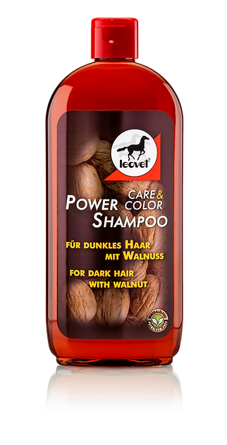 Leovet - Power Shampoo Walnuss - kräftiger Glanz für dunkles Fell und Langhaar