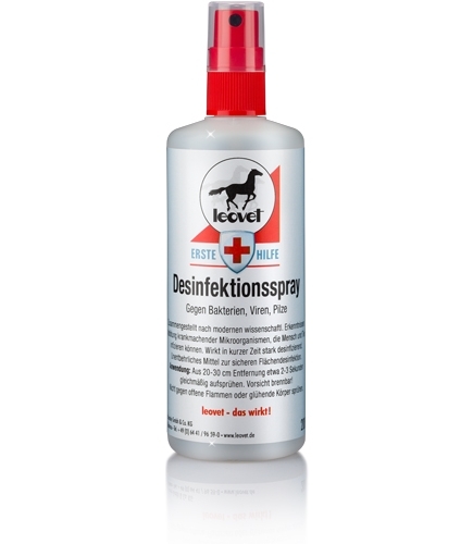 Leovet - Erste Hilfe Desinfektionsspray - sichere Desinfektion gegen Bakterien und Pilze Leovet - Erste Hilfe Desinfektionsspray - sichere Desinfektion gegen Bakterien und Pilze