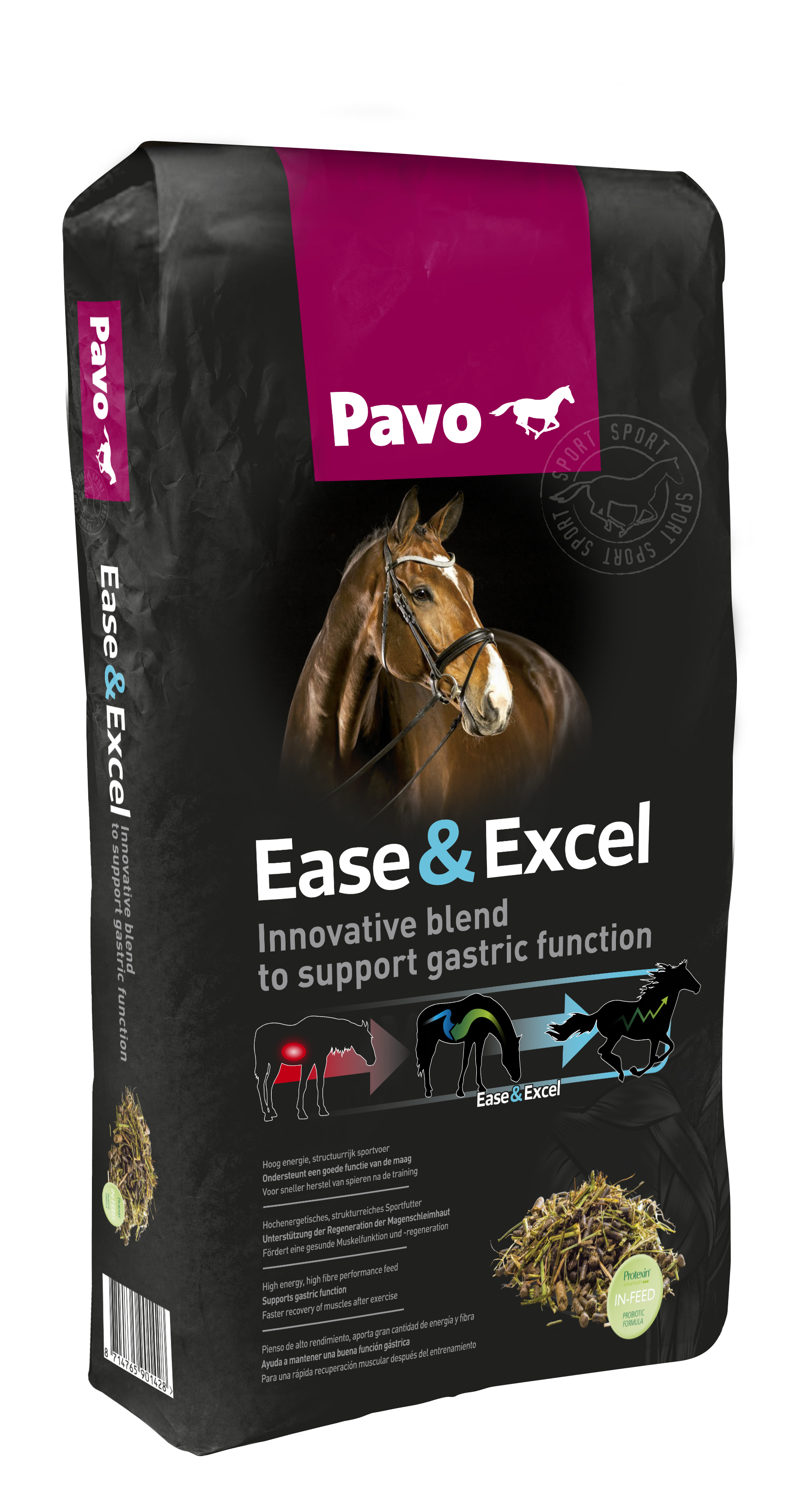 Pavo - Pavo Ease&Excel - Für nervöse und magenempfindliche Pferde