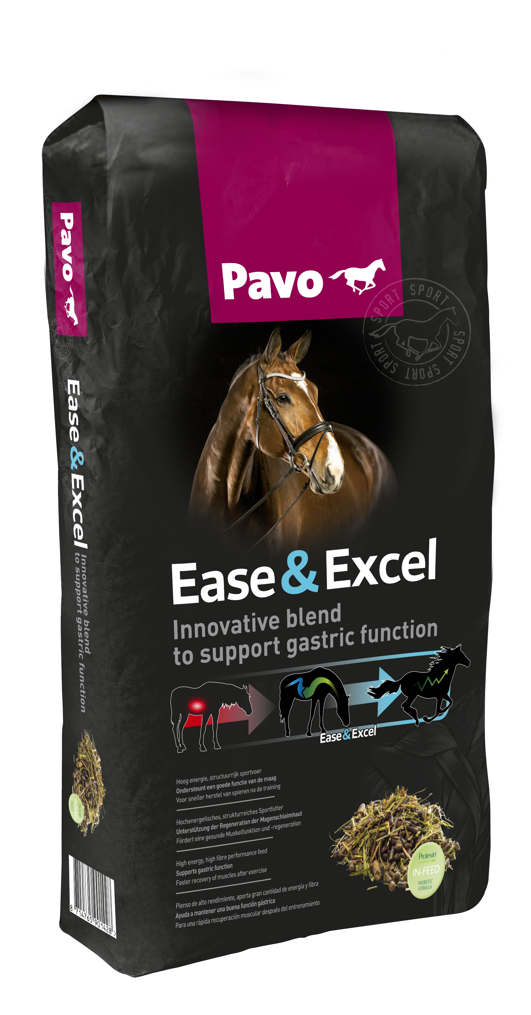 Pavo - Pavo Ease&Excel - Für nervöse und magenempfindliche Pferde Pavo - Pavo Ease&Excel - Für nervöse und magenempfindliche Pferde