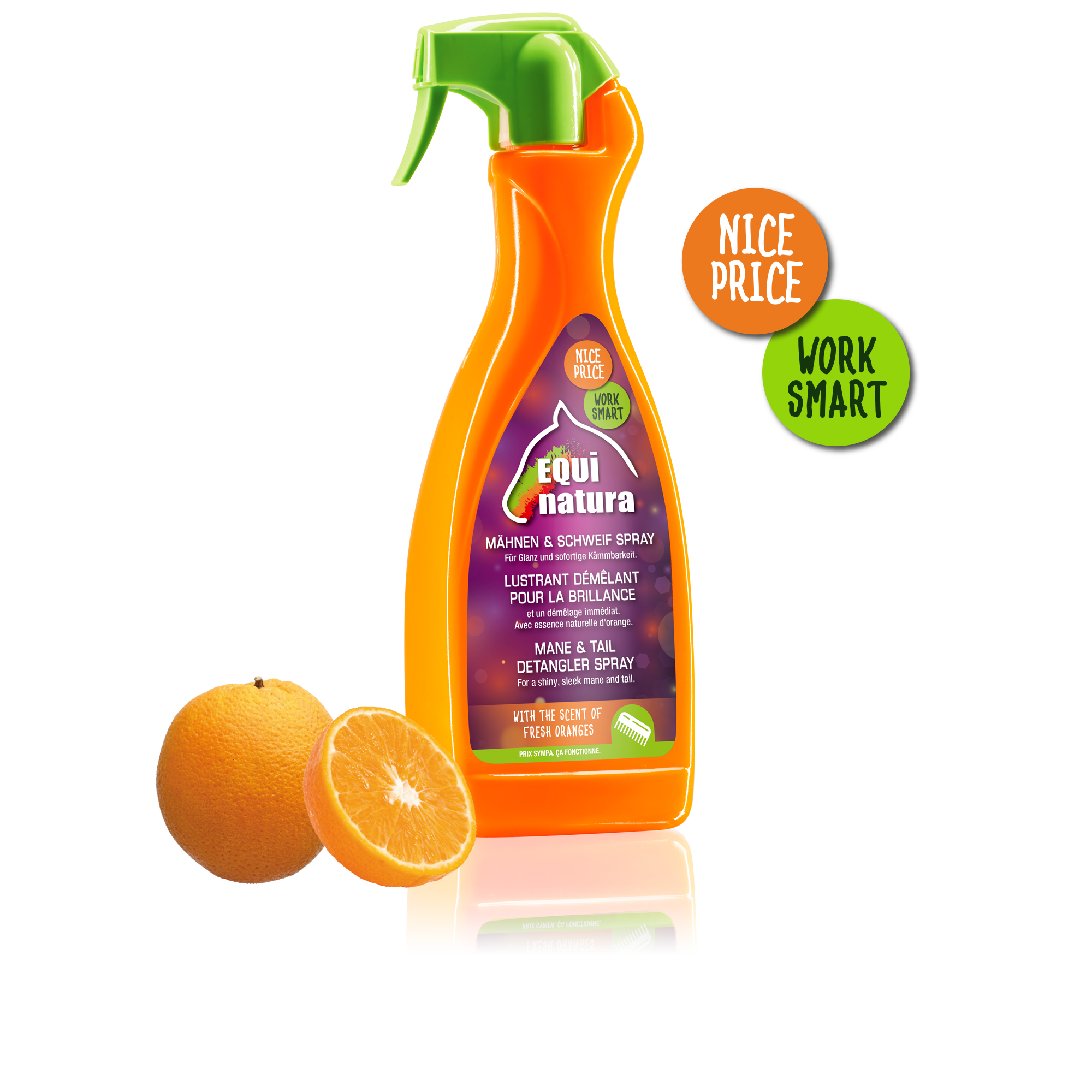 Equinatura Fellpflege - Mähnen und Schweif Spray für Pferde