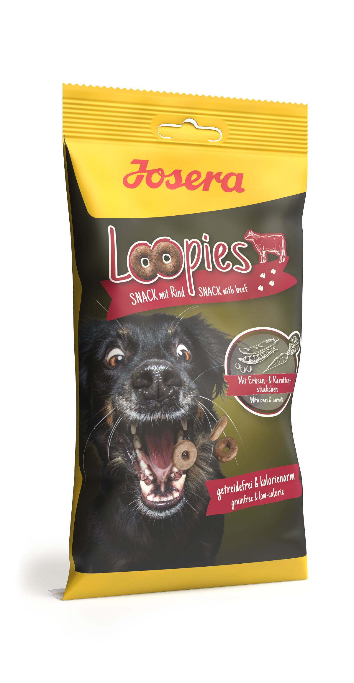 Josera - Loopies mit Rind - getreidefreier und fettarmer Snack für Hunde