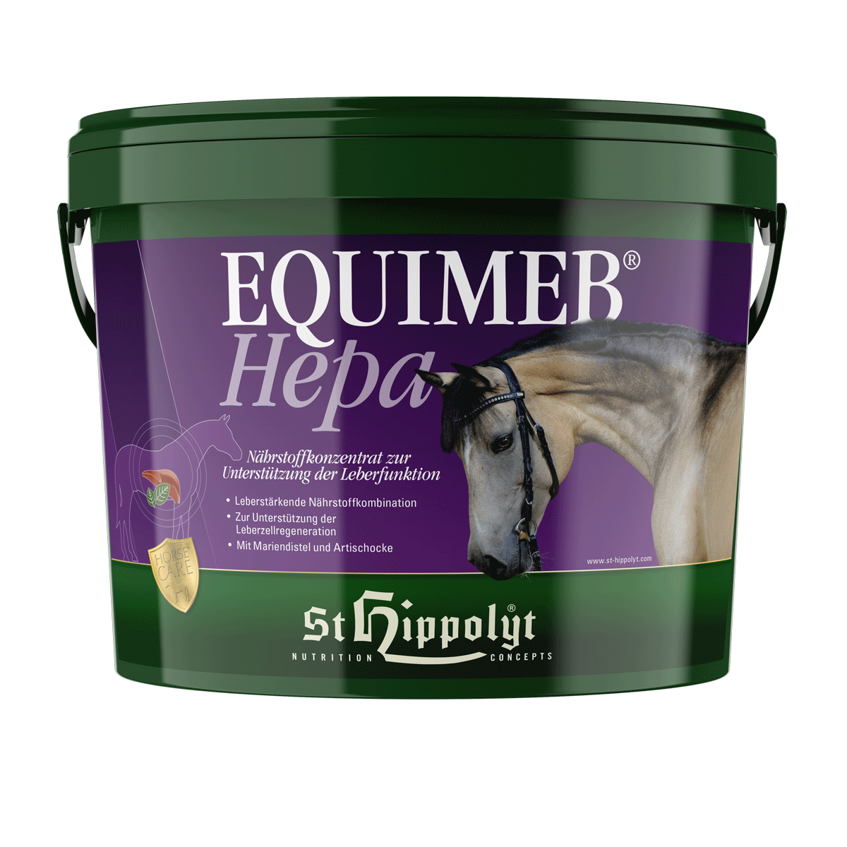 St.Hippolyt - Equimeb Hepa im Eimer - Nährstoffreich zur Unterstützung der Leberfunktion St.Hippolyt - Equimeb Hepa im Eimer - Nährstoffreich zur Unterstützung der Leberfunktion