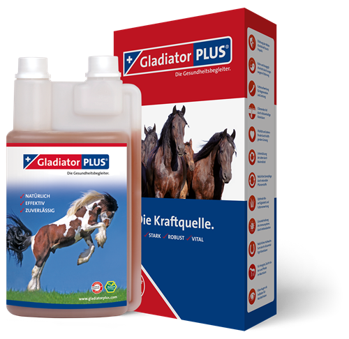 GladiatorPLUS - für Pferde - gesundheitsfördernde und hoch bioverfügbare Nahrungsergänzung