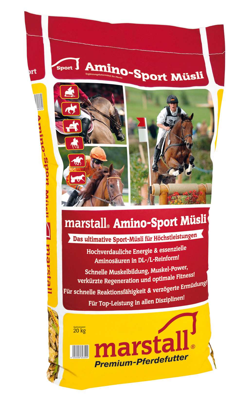 marstall - Amino-Sport Müsli - Zur Fütterung von Hochleistungspferden marstall - Amino-Sport Müsli - Zur Fütterung von Hochleistungspferden