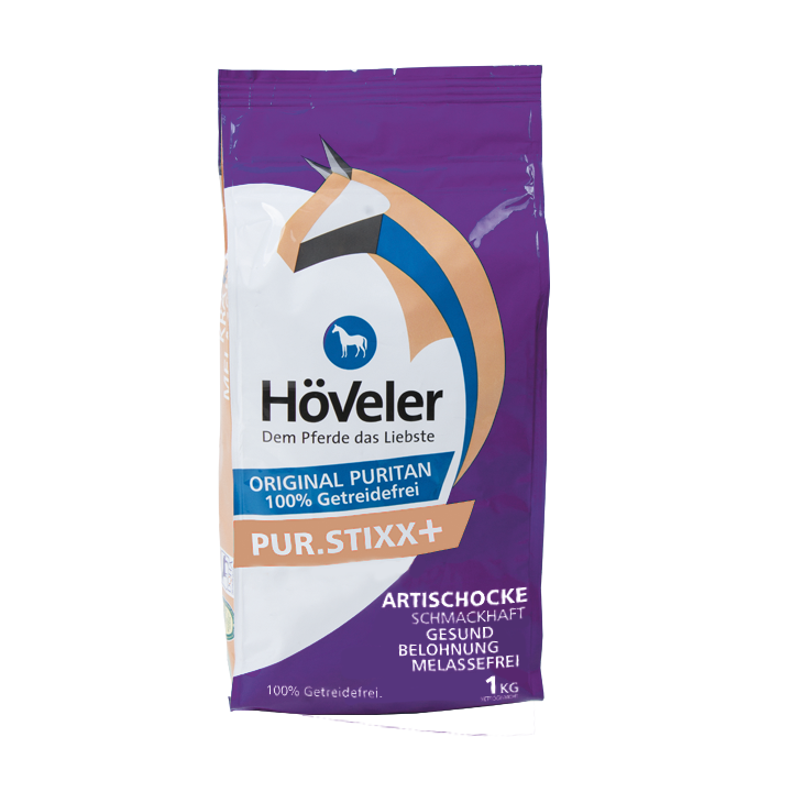 Höveler - Pur Stixx Plus Artischocke - Die schmackhafte und getreidefreie Belohnung für Ihr Pferd Höveler - Pur Stixx Plus Artischocke - Die schmackhafte und getreidefreie Belohnung für Ihr Pferd