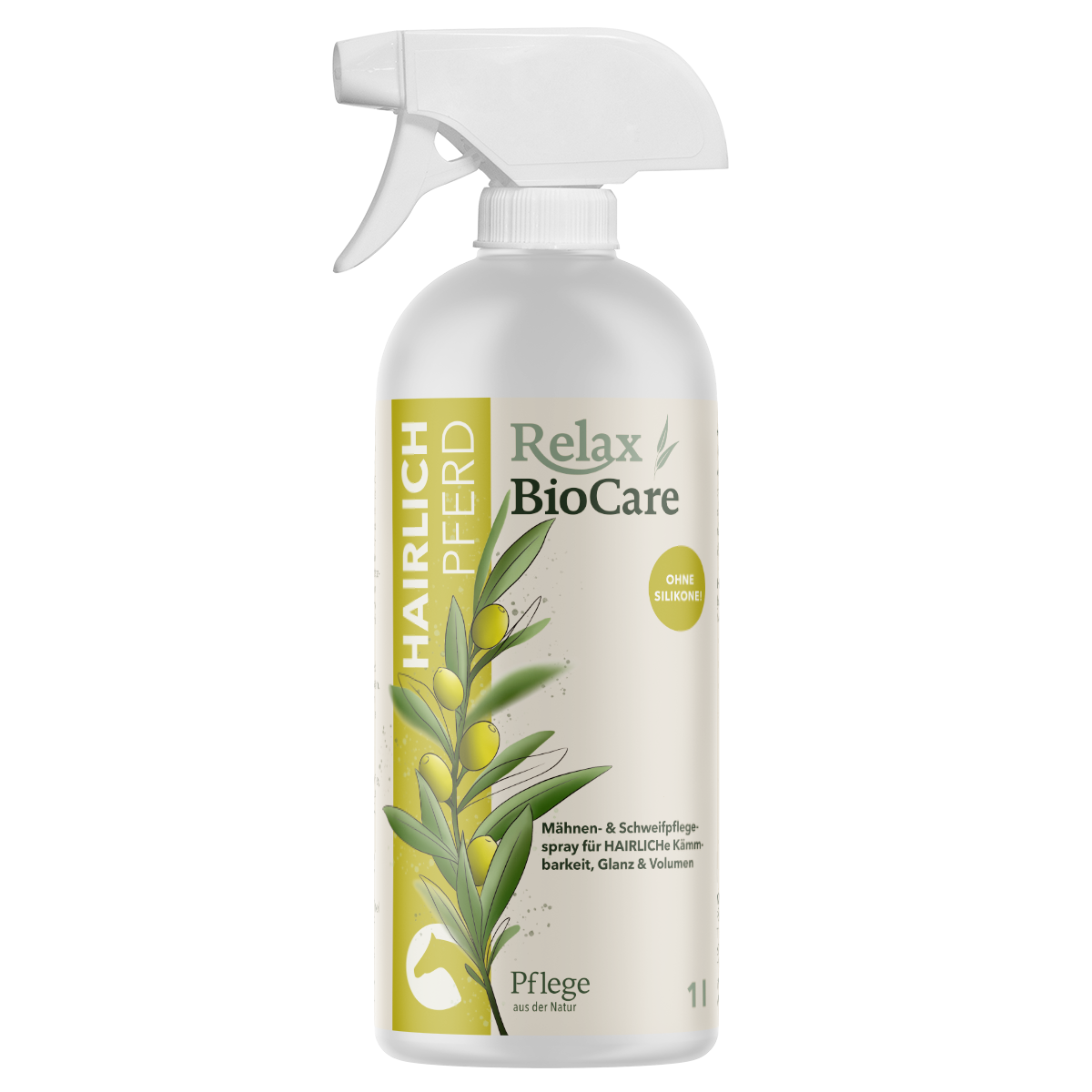 RELAX - Hairlich® Pferd - Mähnen- und Schweifpflege ohne Silikone RELAX - Hairlich® Pferd - Mähnen- und Schweifpflege ohne Silikone
