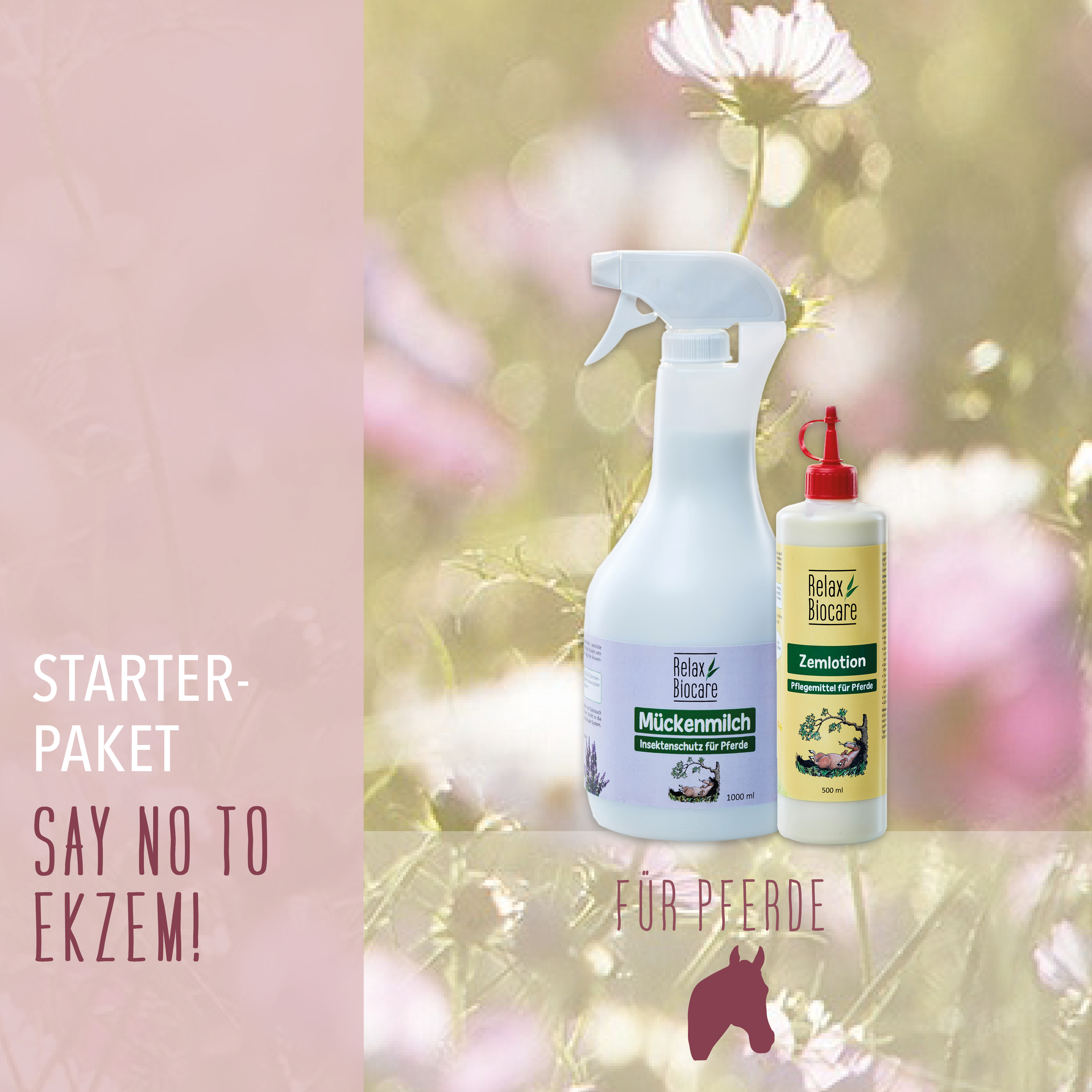RELAX - Starterpaket Sommerekzem - Fell- und Hautpflege-Set RELAX - Starterpaket Sommerekzem - Fell- und Hautpflege-Set