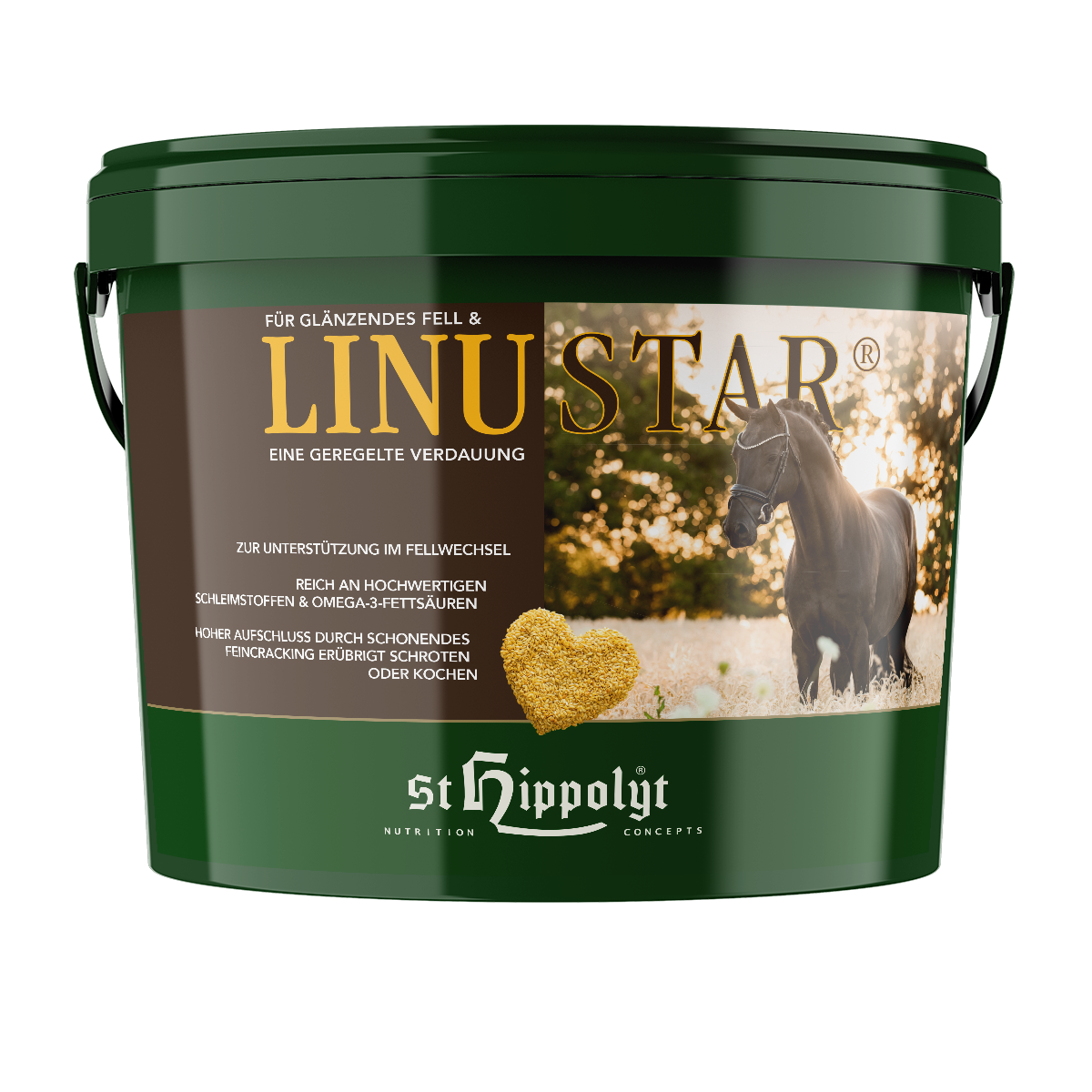 St.Hippolyt - LinuStar - gecrackte Gold-Leinsaat - unterstützt den Fellwechsel & die Darmfunktion St.Hippolyt - LinuStar - gecrackte Gold-Leinsaat - unterstützt den Fellwechsel & die Darmfunktion