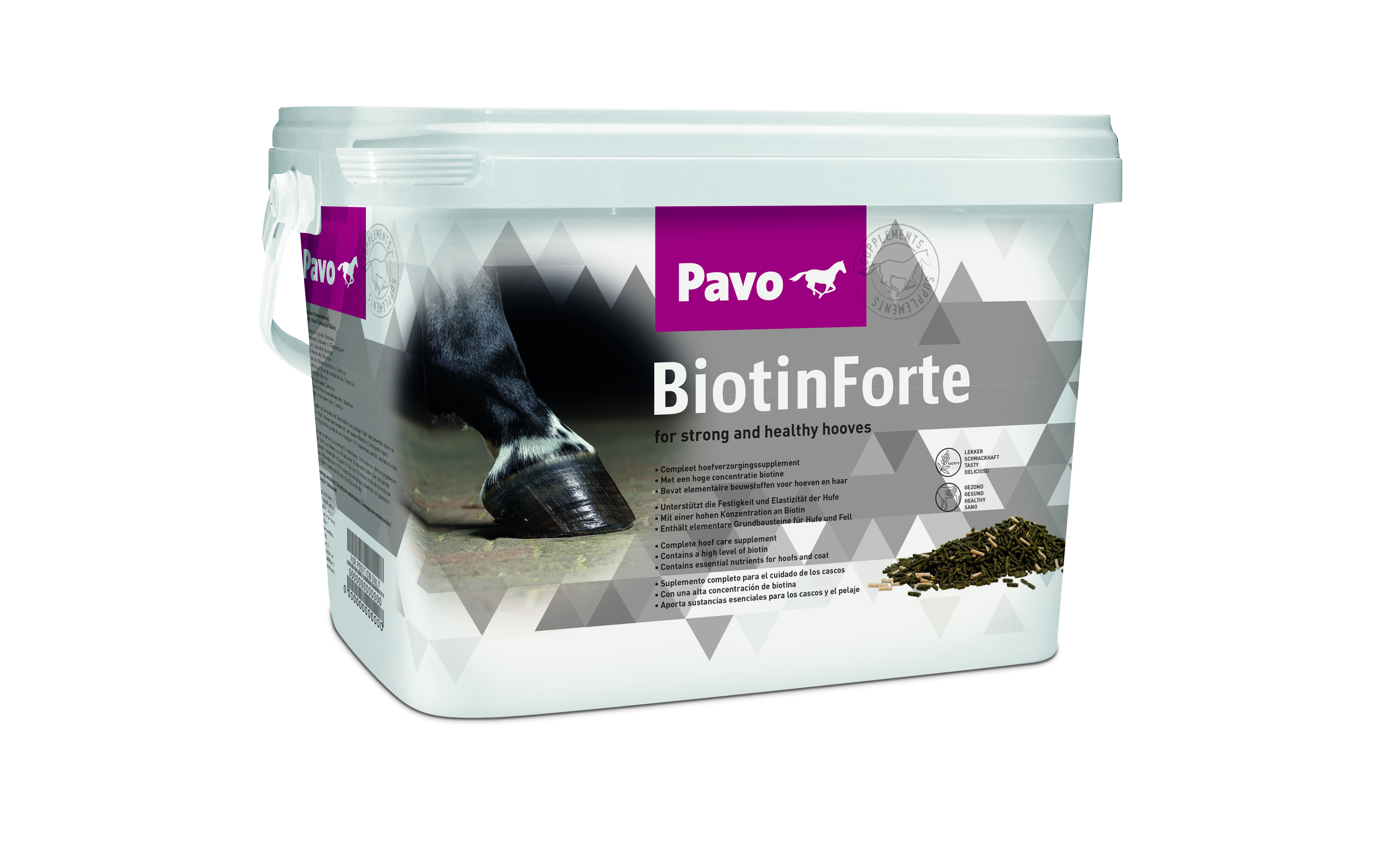 Pavo - BiotinForte - Ergänzungsfutter für starke Pferdehufe
