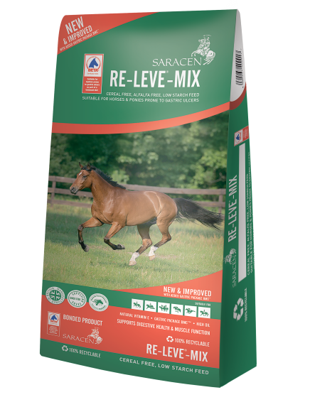 Saracen - Re-Leve® Mix - für Pferde mit empfindlichem Magen, nervösem Gemüt oder Muskelproblemen
