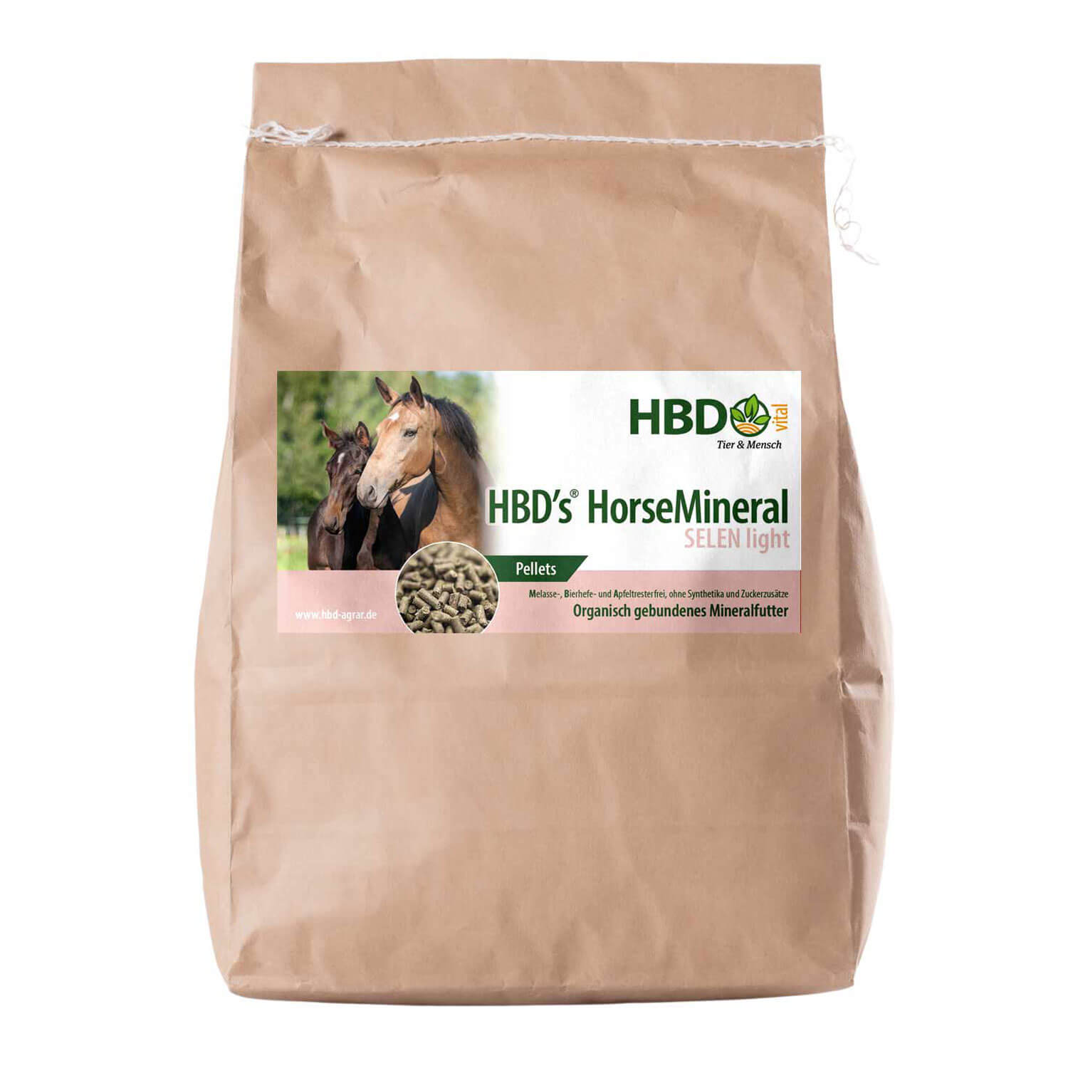 HBD-Agrar - HBD's® HorseMineral SELEN light - Mineralfutter mit reduziertem Selengehalt