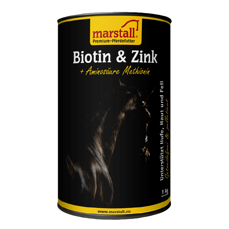 marstall - Biotin & Zink - Futterzusatz zur Verbesserung von Hufhorn, Haut und Fell