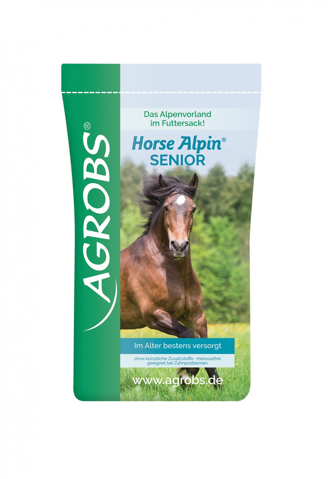 Agrobs - Horse Alpin Senior - mit Myoalpin®-Fasern - zur Versorgung von Pferdesenioren