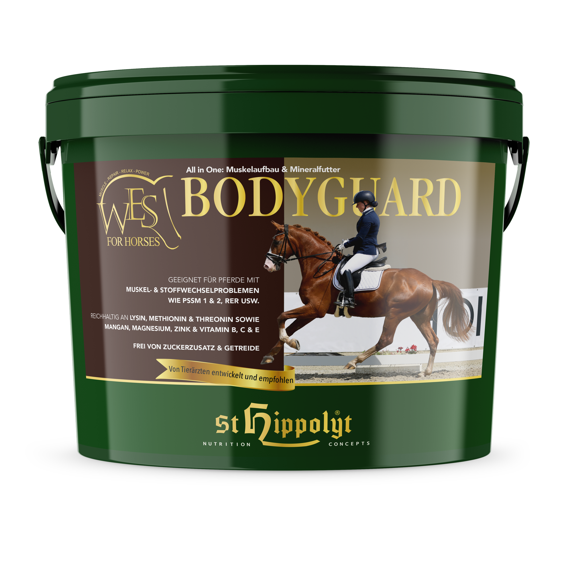 WES FOR HORSES - Bodyguard - Muskelaufbau & Mineralfutter für Sportpferde