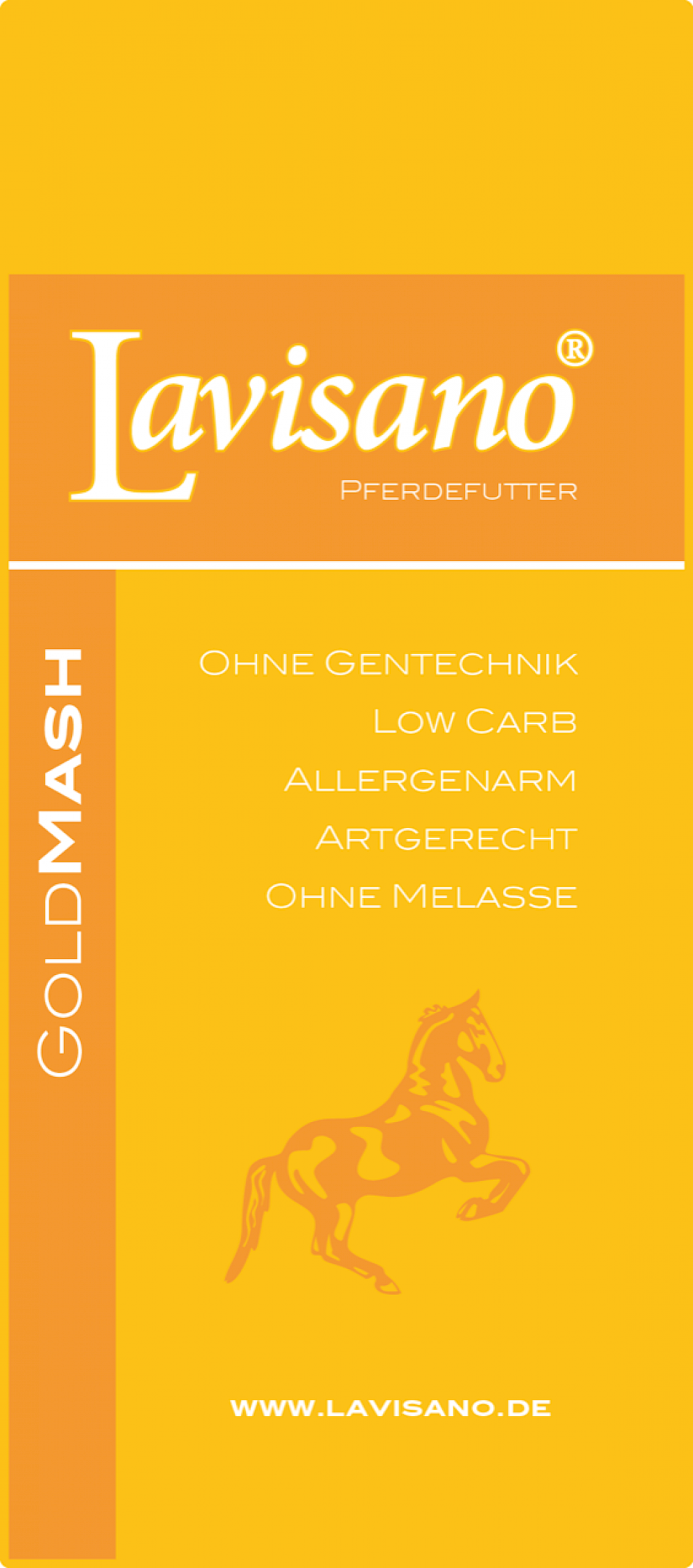 Lavisano - GoldMash - für Stoffwechsel empfindliche Pferde geeignet Lavisano - GoldMash - für Stoffwechsel empfindliche Pferde geeignet