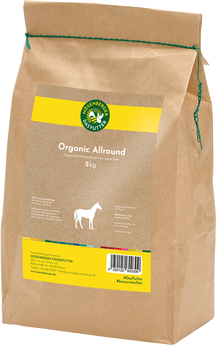Nösenberger - Organic Allround - Organisches Mineralfutter fürs ganze Jahr Nösenberger - Organic Allround - Organisches Mineralfutter fürs ganze Jahr