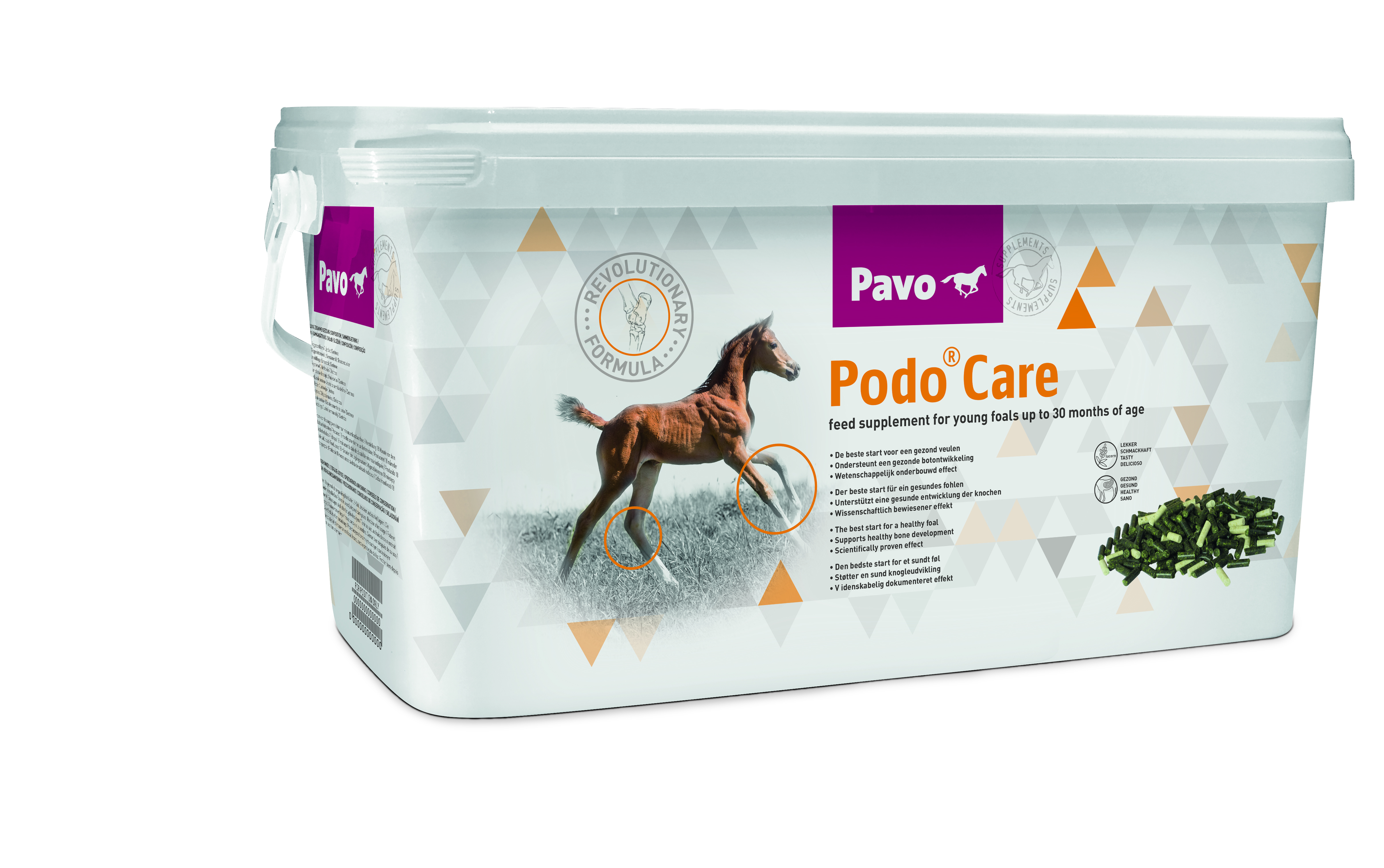 Pavo - Podo®Care - Ergänzungsfutter für heranwachsende Fohlen
