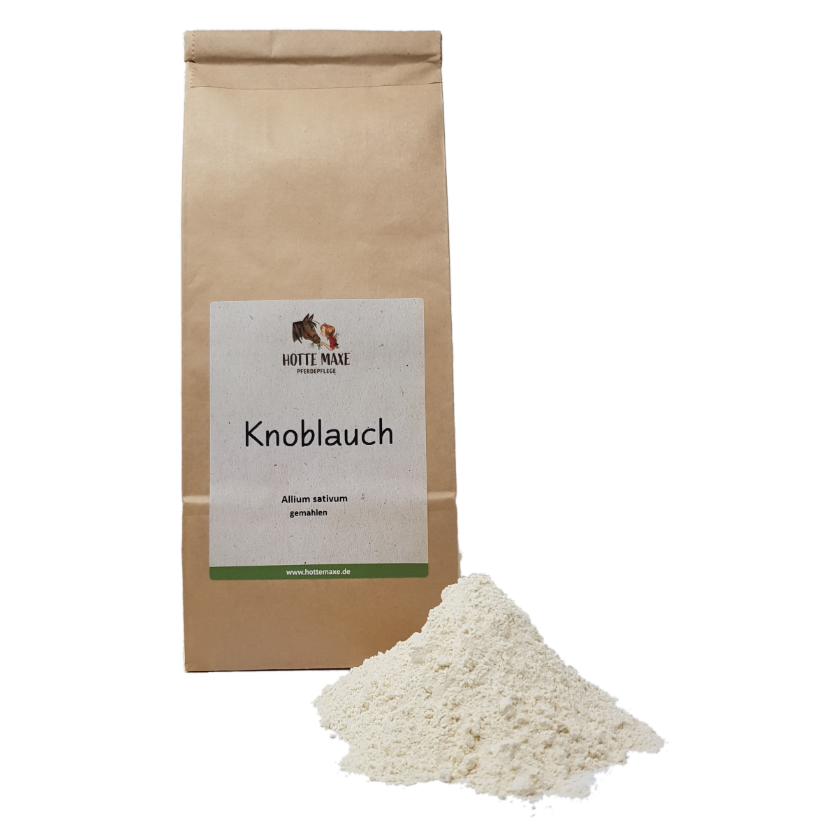 Hotte Maxe - Knoblauch-Pulver - universeller Futterzusatz Hotte Maxe - Knoblauch-Pulver - universeller Futterzusatz