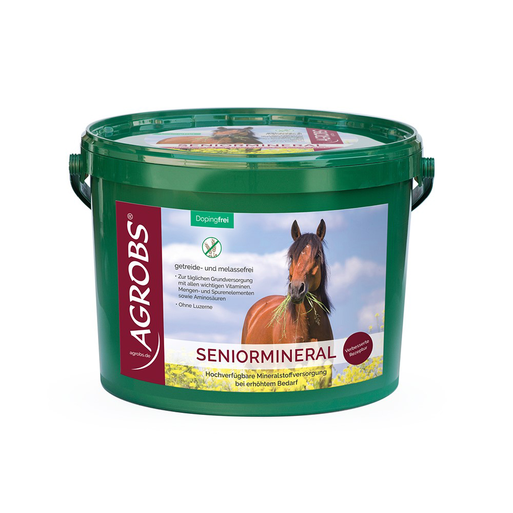 Agrobs - Seniormineral -  Hochverfügbare Mineralstoffversorgung für Pferde-Senioren Agrobs - Seniormineral -  Hochverfügbare Mineralstoffversorgung für Pferde-Senioren