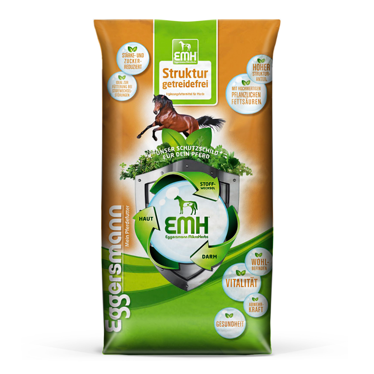 Eggersmann - EMH Struktur getreidefrei - Ideal zur Fütterung bei Stoffwechselbeschwerden Eggersmann - EMH Struktur getreidefrei - Ideal zur Fütterung bei Stoffwechselbeschwerden