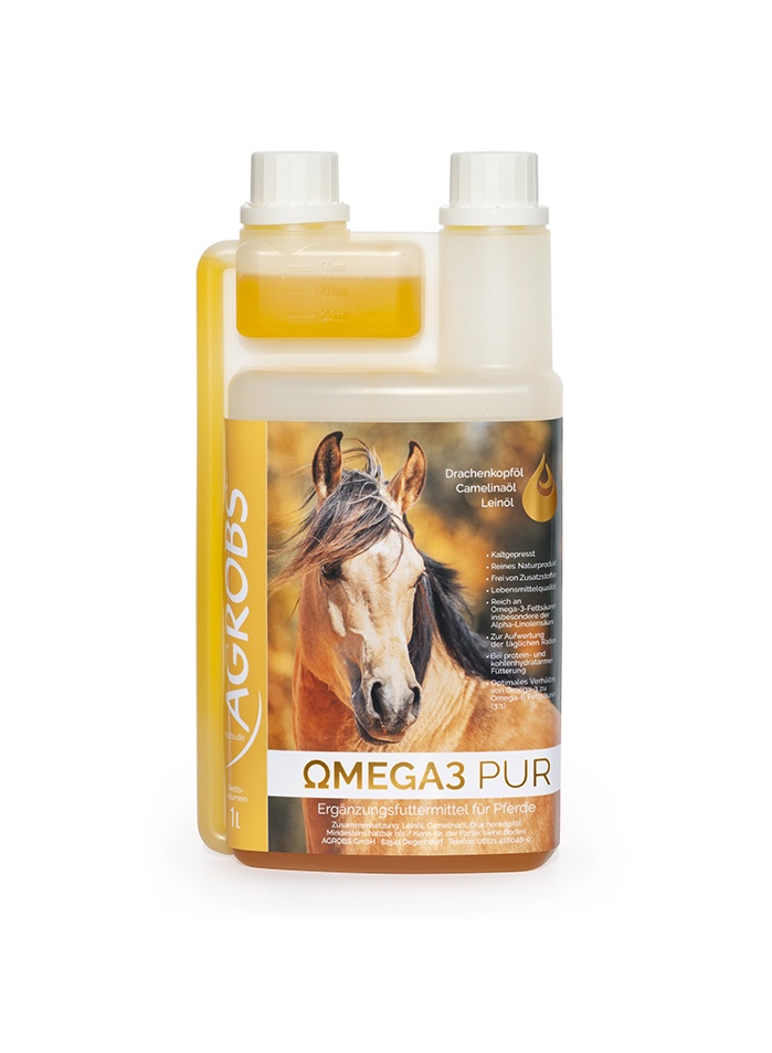 Agrobs - Omega3 Pur - Hochwertige Ölmischung für Pferde Agrobs - Omega3 Pur - Hochwertige Ölmischung für Pferde