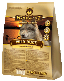 Wolfsblut - Wild Duck Adult - getreidefreies Trockenfutter mit Ente und Kartoffeln