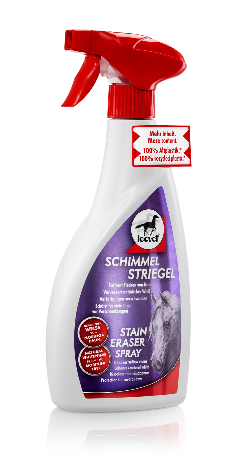 Leovet - Power Striegel Walnuss - warmer Glanz für dunkles Fell und Langhaar