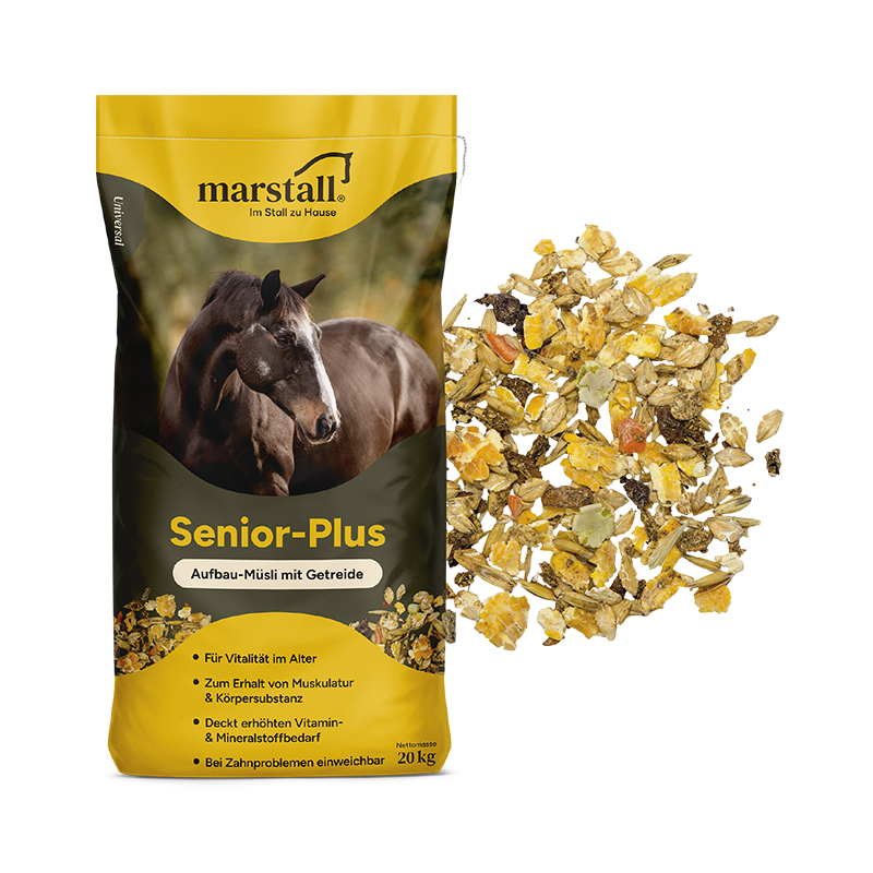 marstall - Senior Plus - Hochwertiges Aufbau-Müsli mit Getreide