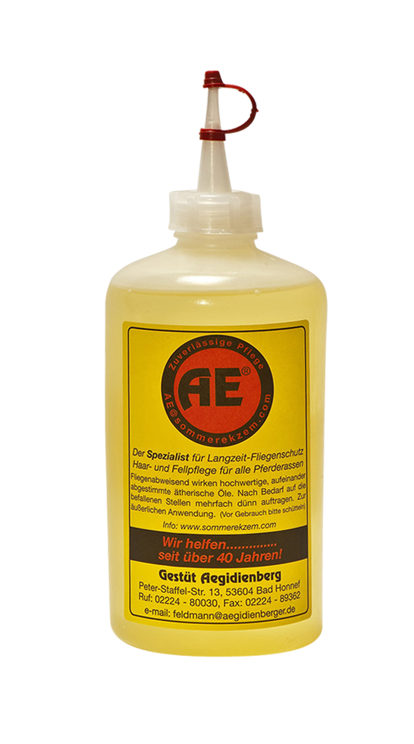 Aegidienberger - Emulsion zur Fell- und Hautpflege bei Pferden Aegidienberger - Emulsion zur Fell- und Hautpflege bei Pferden