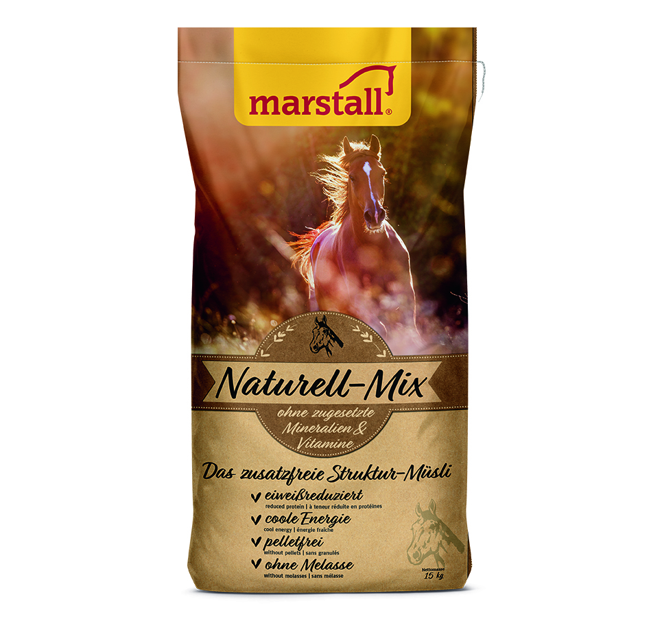 marstall - Naturell-Mix - Das zusatzfreie Strukturmüsli für Pferde marstall - Naturell-Mix - Das zusatzfreie Strukturmüsli für Pferde
