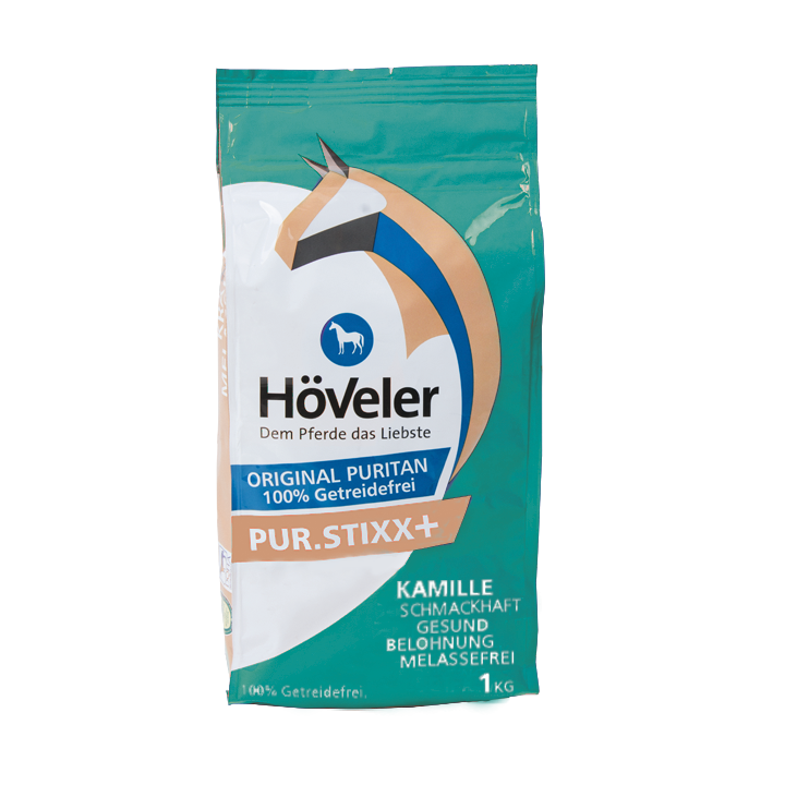 Höveler - Pur Stixx Plus Kamille -  Die schmackhafte und getreidefreie Belohnung für Ihr Pferd Höveler - Pur Stixx Plus Kamille -  Die schmackhafte und getreidefreie Belohnung für Ihr Pferd