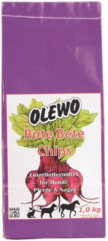 OLEWO Rote Bete Chips - natürliche Spurenelemente für Hunde OLEWO Rote Bete Chips - natürliche Spurenelemente für Hunde