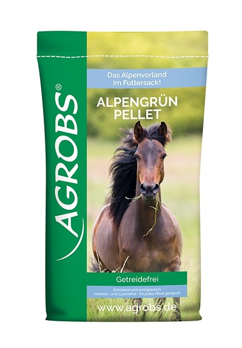 Agrobs - AlpenGrün Pellet - Getreidefreies Kraftfutter in Pelletform Agrobs - AlpenGrün Pellet - Getreidefreies Kraftfutter in Pelletform