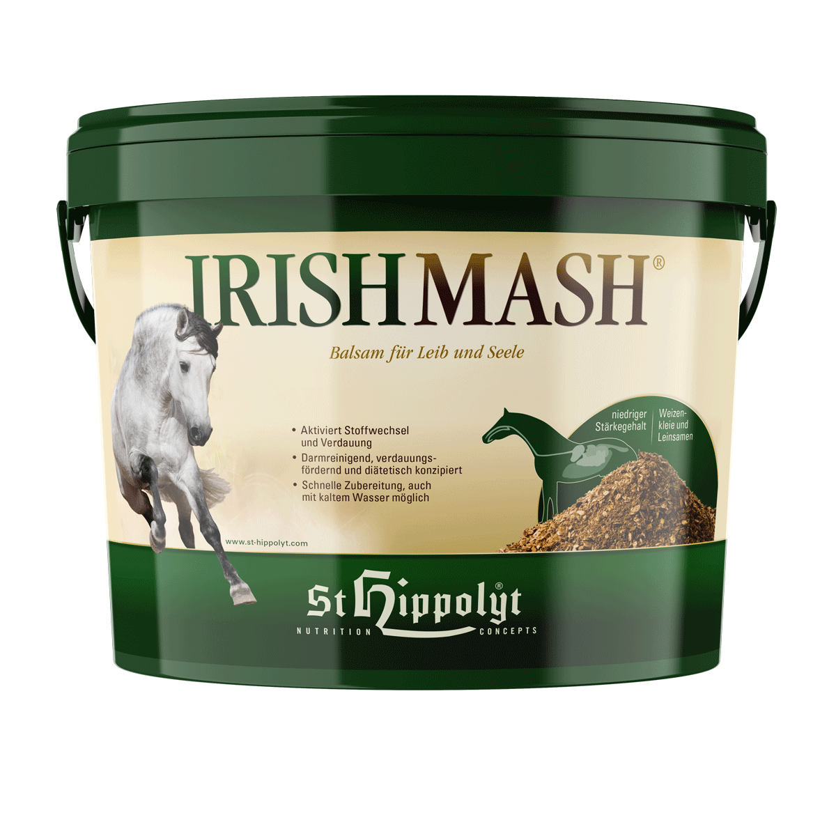 St.Hippolyt - Irish Mash® - Aktiviert Stoffwechsel und Verdauung der Pferde