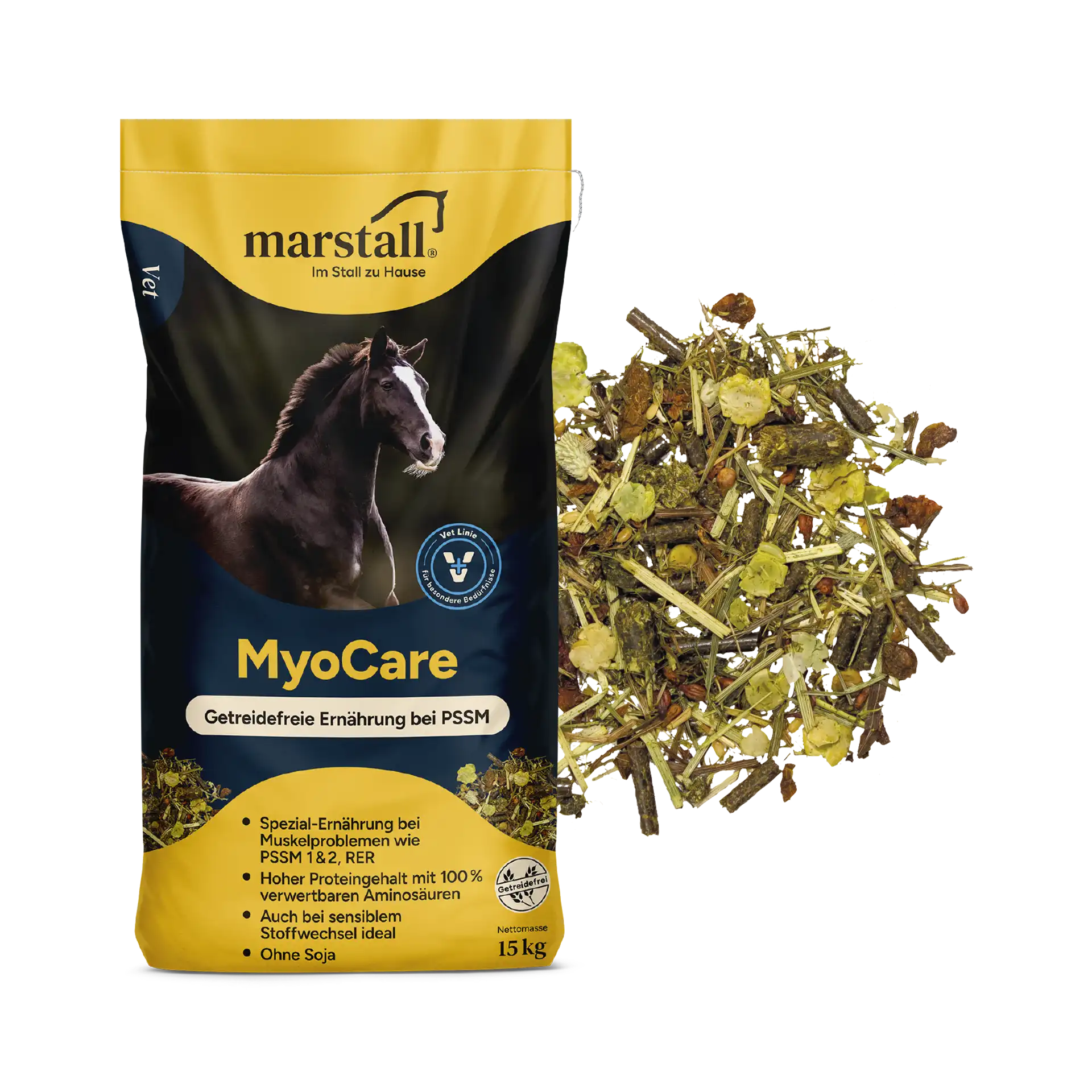marstall - MyoCare-Müsli – für Pferde mit erblich bedingten Muskelproblemen