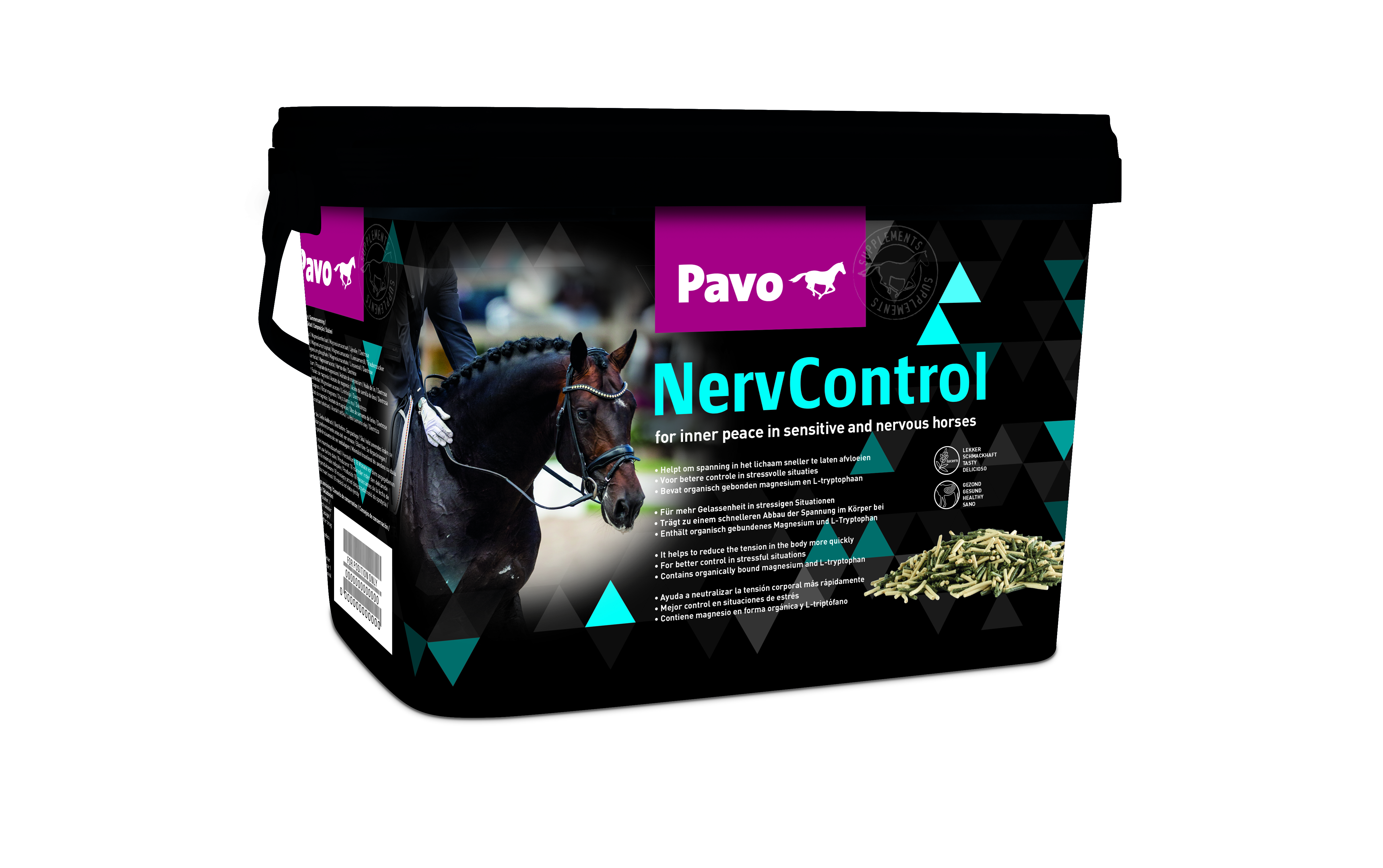 Pavo - NervControl - Für mehr Ruhe bei nervösen Pferden Pavo - NervControl - Für mehr Ruhe bei nervösen Pferden
