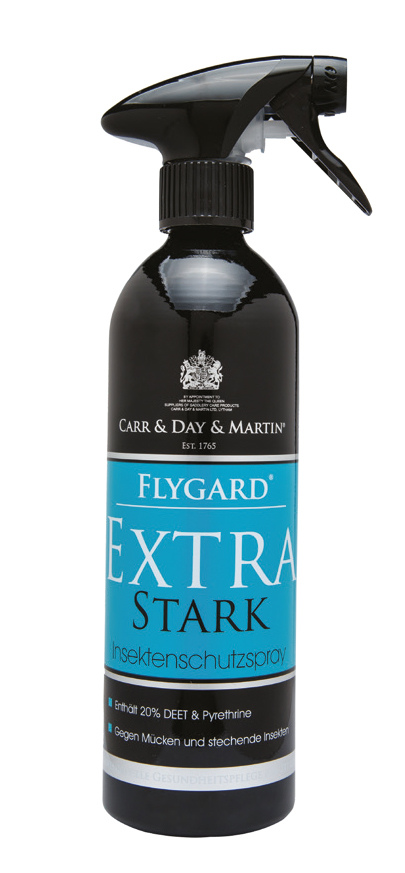 Carr & Day & Martin - Flygard Extra Stark - Extra starkes Insektenschutzspray für Pferde Carr & Day & Martin - Flygard Extra Stark - Extra starkes Insektenschutzspray für Pferde