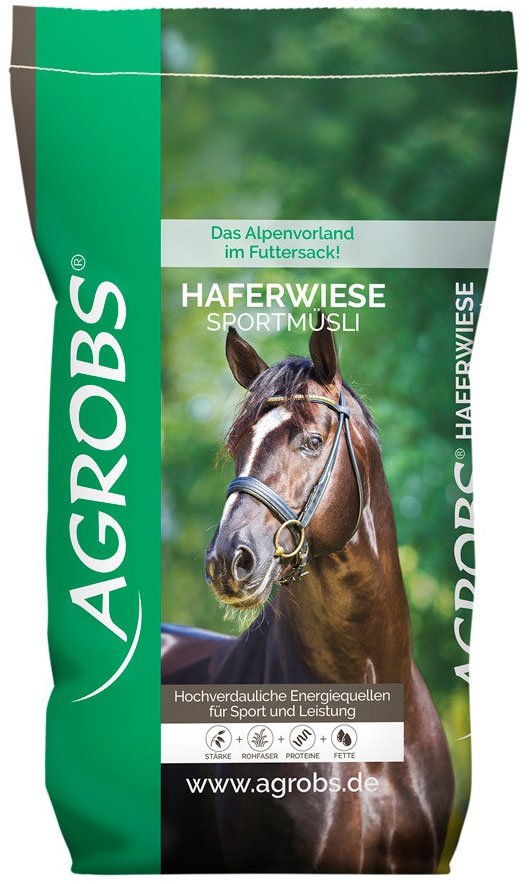 Agrobs - Haferwiese Sportmüsli - natürliche Energie für Sportpferde Agrobs - Haferwiese Sportmüsli - natürliche Energie für Sportpferde