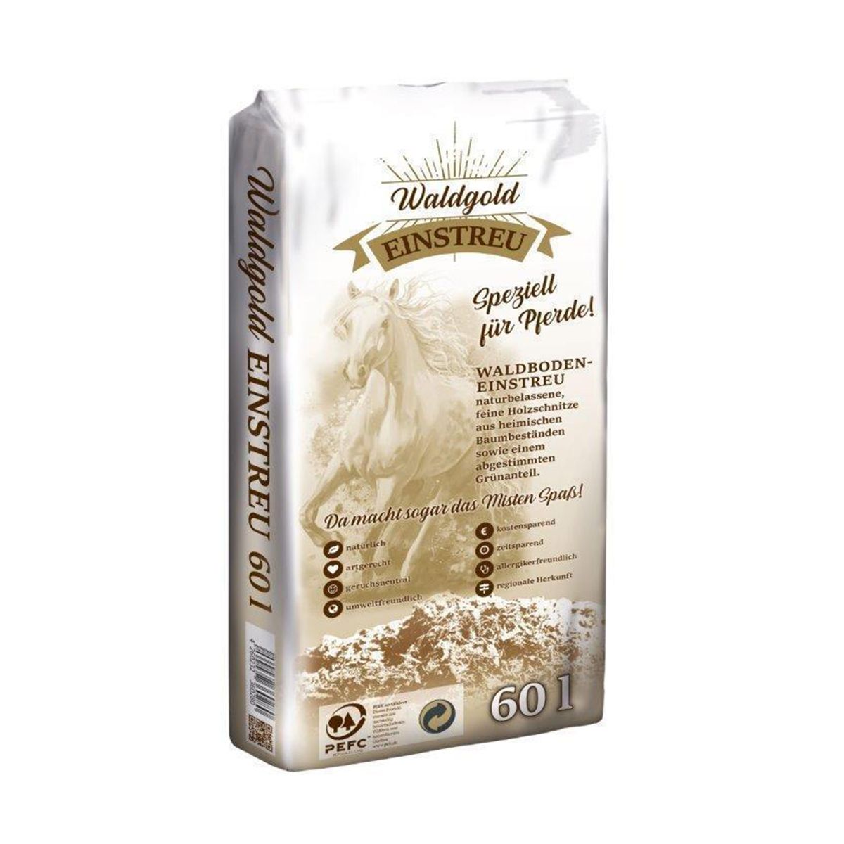 Waldgold - Waldboden-Einstreu - staubarm und allergikerfreundlich