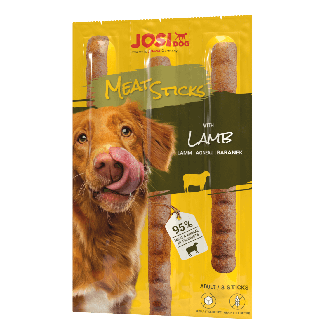 Josera - JosiDog Meat Sticks Lamb - Saftiger Snack für Hunde Josera - JosiDog Meat Sticks Lamb - Saftiger Snack für Hunde