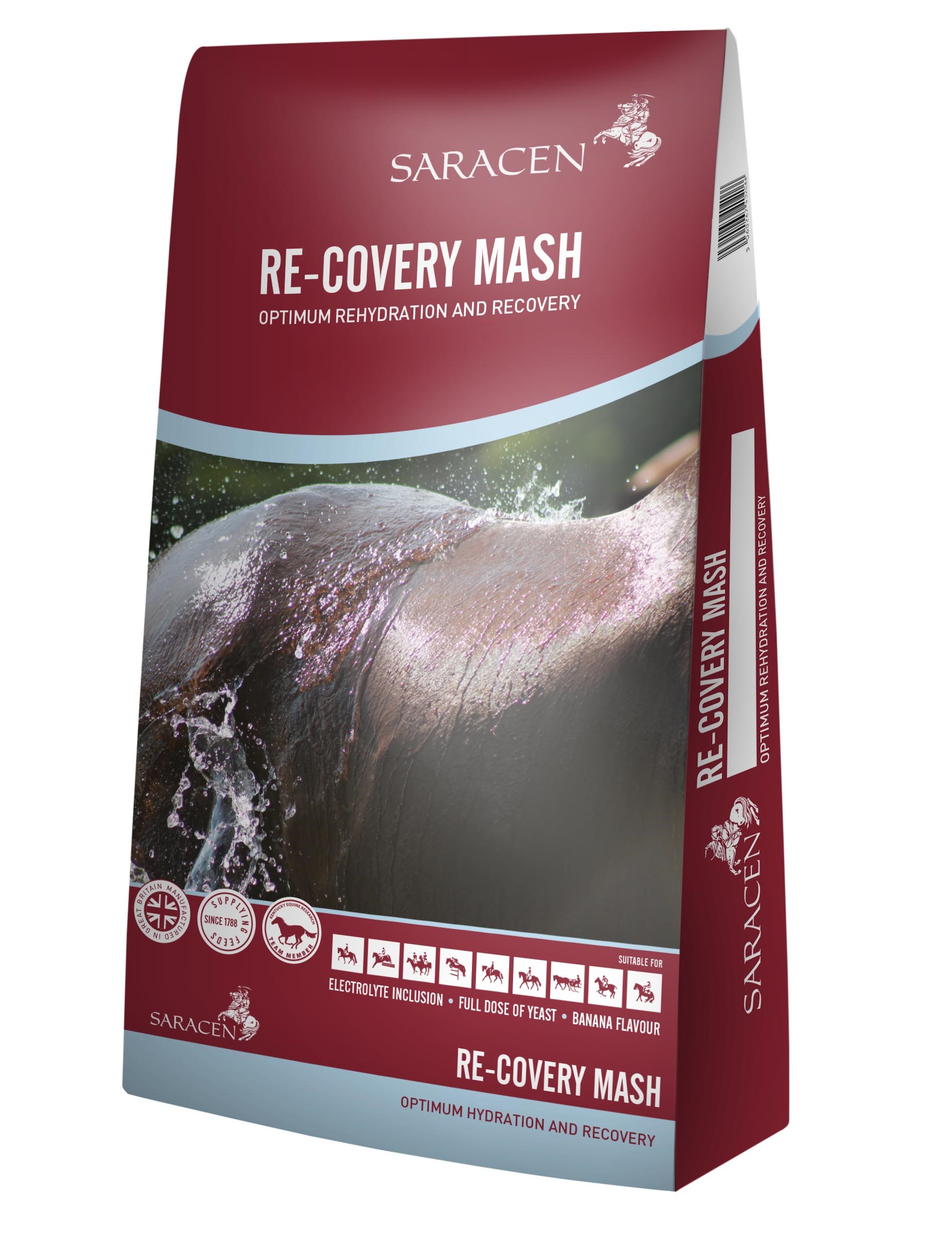 Saracen - Re-Covery Mash - Regeneration für den Wasser- und Elektrolythaushalt des Pferdes Saracen - Re-Covery Mash - Regeneration für den Wasser- und Elektrolythaushalt des Pferdes